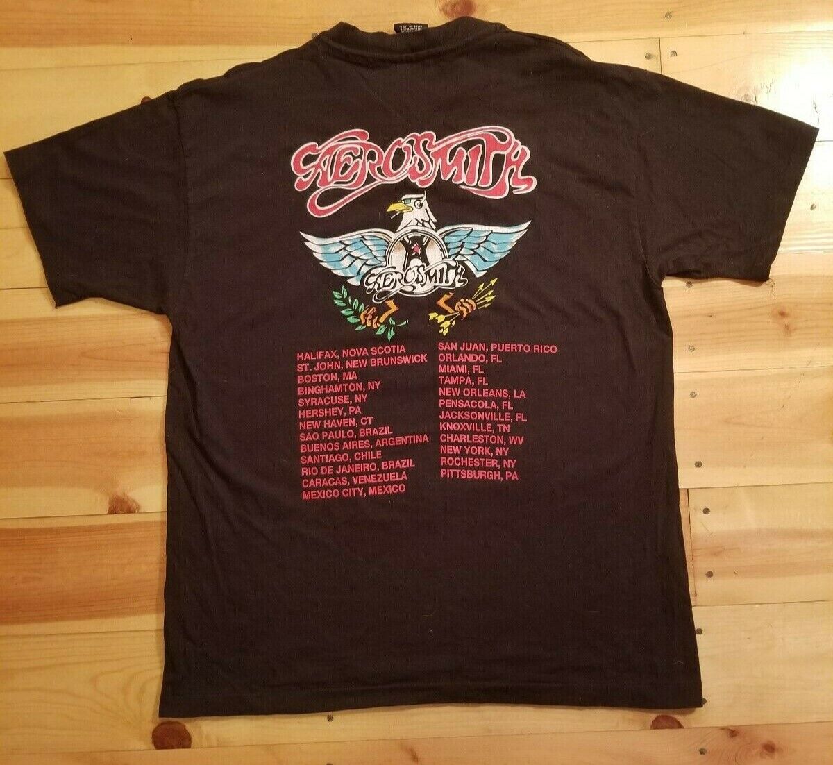 Vintage Aerosmith Concert t Shirt XL great condit… - image 3