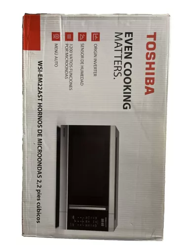 Toshiba WSI-EM22AST 2.2 Cu. ft. 1200-Watt Stainless Steel Microwave Oven with