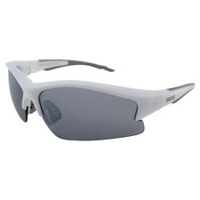 Epoch 1 Sport Golf Sunglasses White Gray Frame Polycarbonate Frame w Smoke Lens