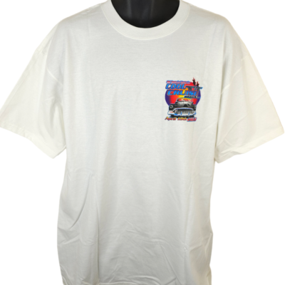 Vintage Car Show T Shirt Mens Size XL White Y2K 03 Cool Cruise Old