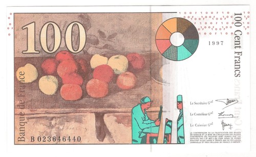 FRANCE 100 FRANCS 1997 P:158a UNC - Picture 2 of 2