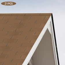 21pcs Grey Roofing Shingles 2.7mm Thickness Rectangular Roofing Shingles Modern