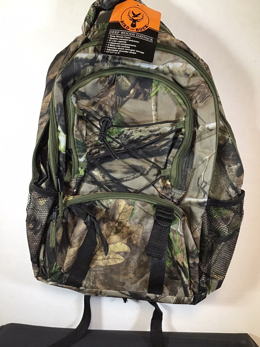 ◆BBC EARTH◆ Animal lightweight backpack dark khaki Bird and Buck Deep Woods Daypack Backpack Camo Weather