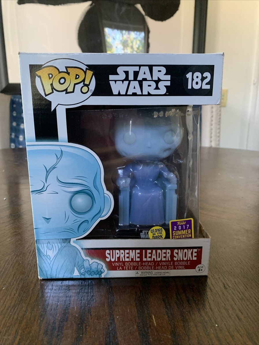 Funko Pop! 182 Star Wars Supreme Leader Snoke 2017 Convention New