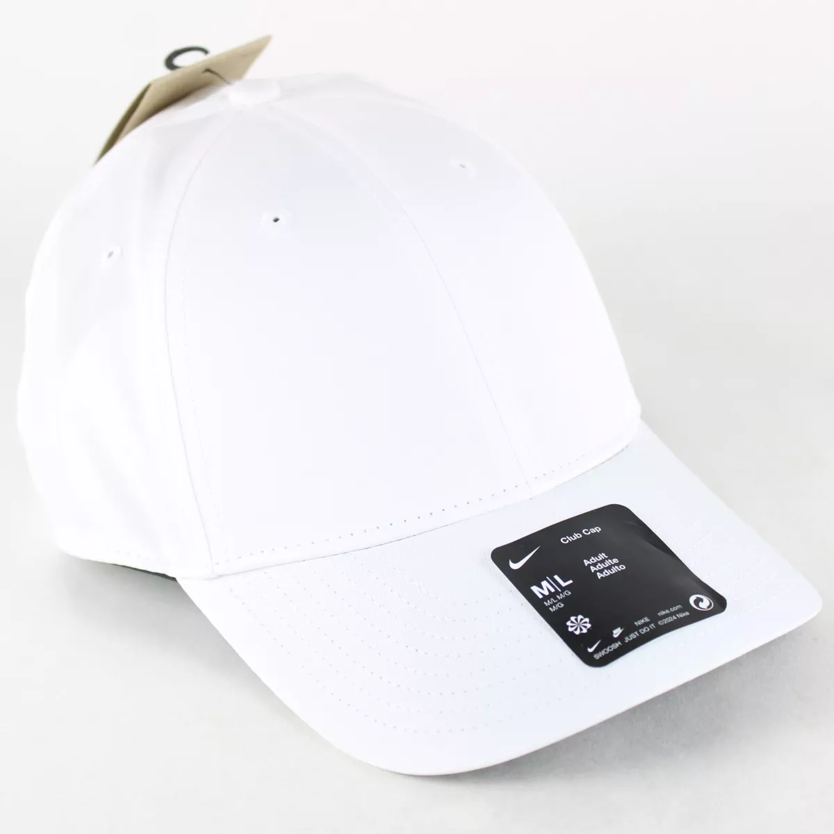 Unisex Nike Dri FIT Club Structured Blank Front Cap White FB6452