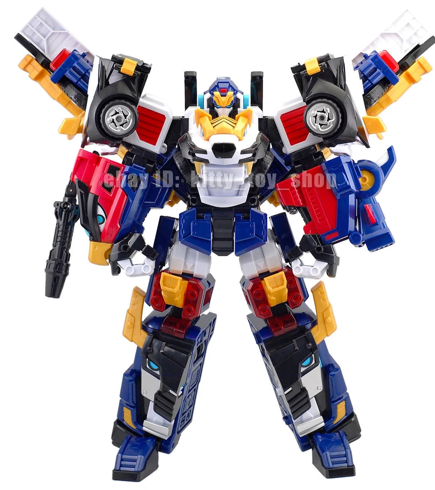 Miniforce Animal Tron Space Police Ranger TRICOP Figure Combiner Robot Toy Volt - Image 3 of 4