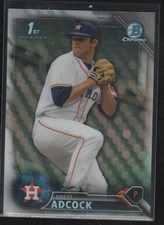 BRETT ADCOCK 2016 BOWMAN CHROME DRAFT REFRACTOR CARD #BDC-49