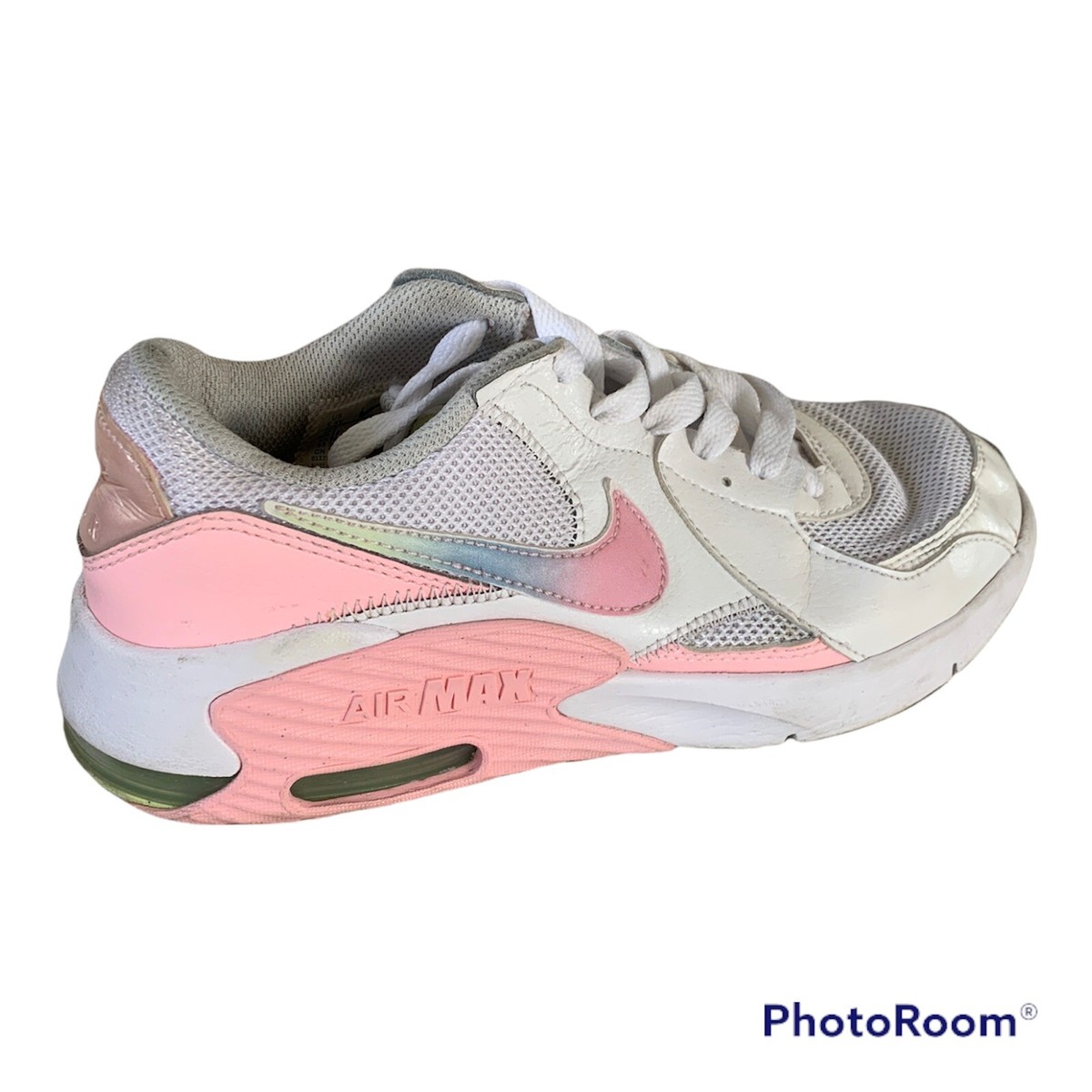 Nike Womens Air Max Excee MWH GS White Pink Lime CW5829-100