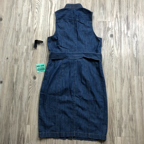 New JONES NEW YORK SIGNATURE Dark Wash Denim Button Women Dress w/ Belt Size 4🔥 - Picture 8 of 9