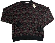 Vintage Jantzen Made In USA Diamond Pattern Pullover Sweater Sz 4XB Cosby Like