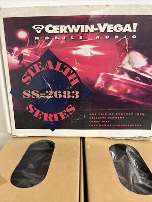 Cerwin-Vega Stealth Series SS-2683 Mobile Audio Speakers Pair
