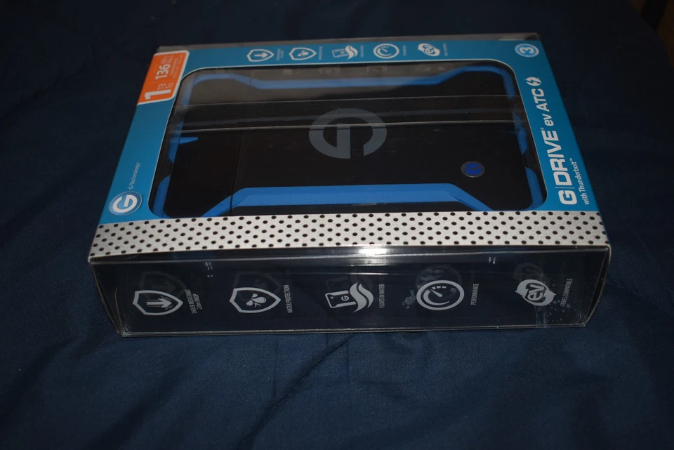 G-Technology 1TB G-DRIVE ev ATC with Thunderbolt Portable External Hard Drive - Image 3 of 4