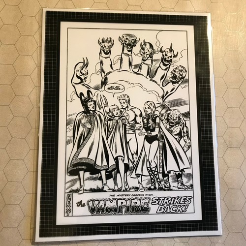 Rare Production Art Don Perlin Defenders #94 Pg 22 Mono DR. STRANGE marvel comic - Picture 2 of 6