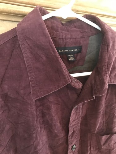 Camicia da uomo grande Banana Republic taglia 16-16 1/2 100% cotone - Foto 3 di 11