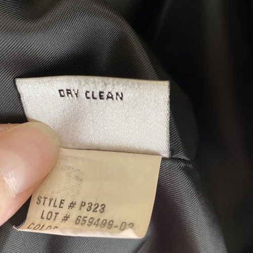 Preston & York Size 6 Womens Gray Pea Coat Double Breasted Button Jacket Wool - Picture 9 of 12