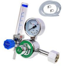 Neu Druckminderer Argon / CO2 Regulator Druckregler mit Flowmeter + 2m Set