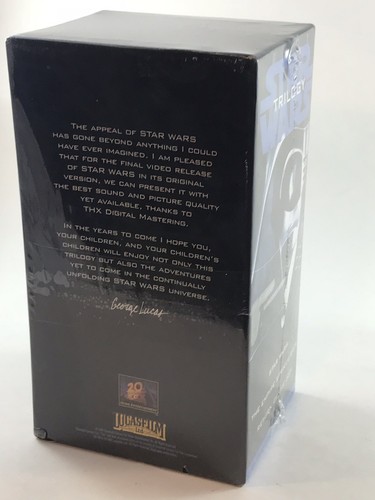 1995 Star Wars Trilogy VHS 3 Tape Box Set THX Digitally Mastered NOS NEW Sealed - Picture 10 of 12