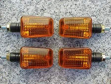 Suzuki GS 450 550 750 Intruder Boulevard Black/Amber MOTORCYCLE TURN SIGNALS