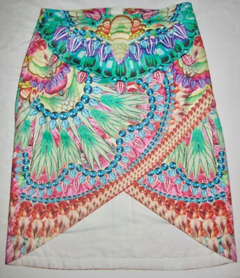 Manish Arora Paris Mid Length Skirt Women's Size XL/42 Colorful Classic