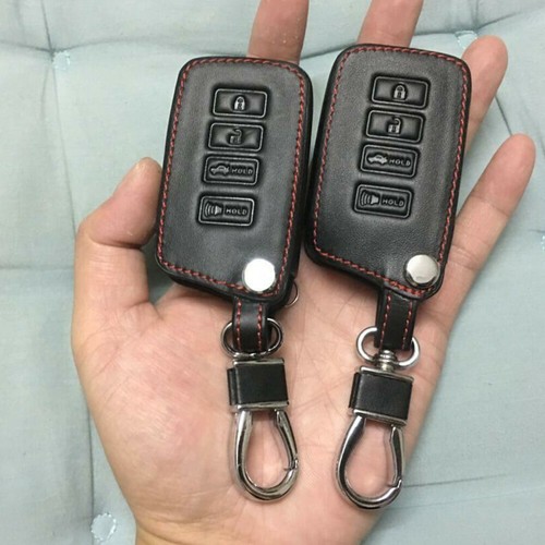 Car Key Fob Cover Case Shell For LEXUS/4-Button/Remote Bag Holder Leather Remote - Picture 2 of 9
