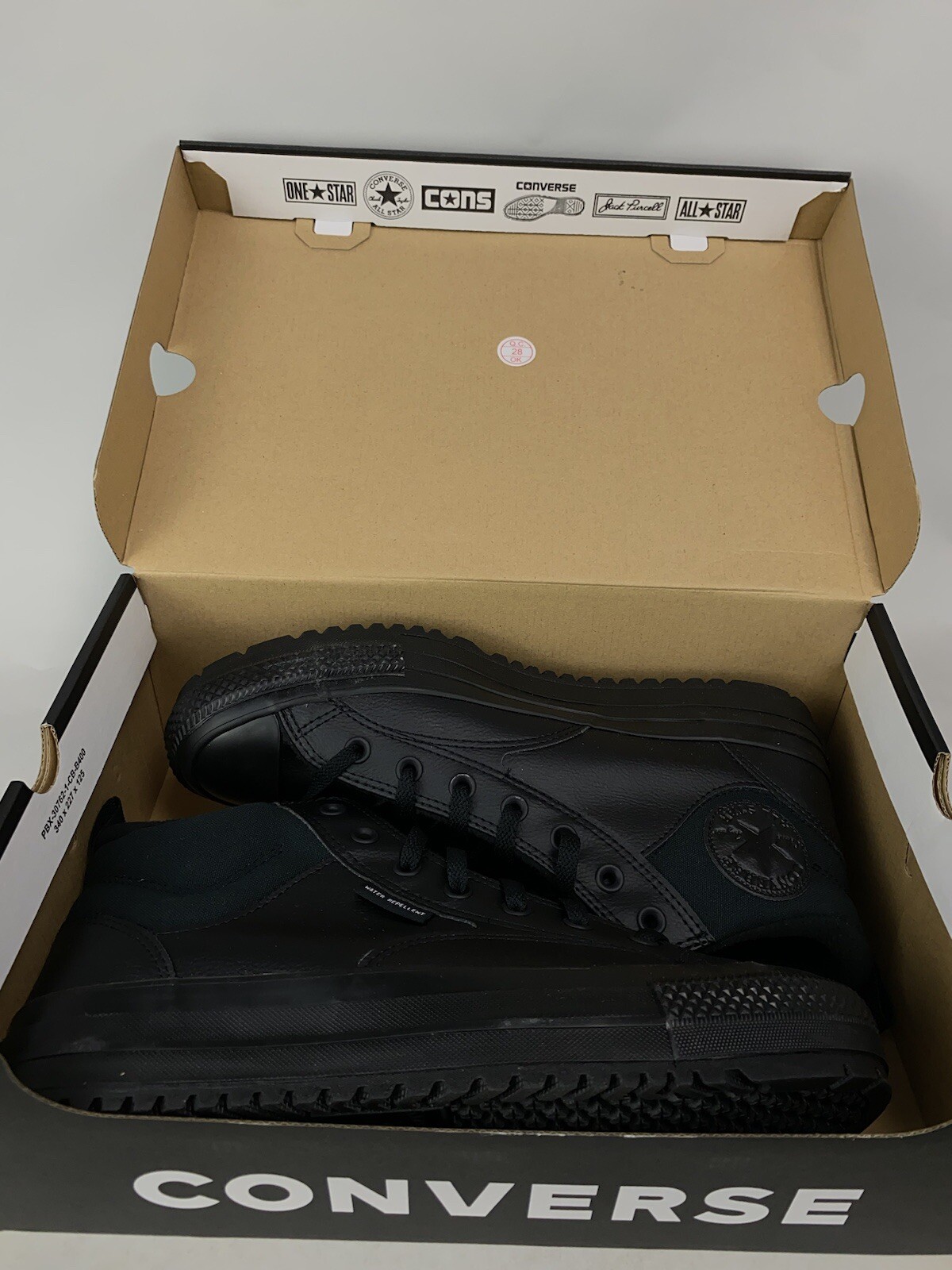 NEW Converse Chuck Taylor All Star Malden Street Boot Shoes Mid Black A04478C