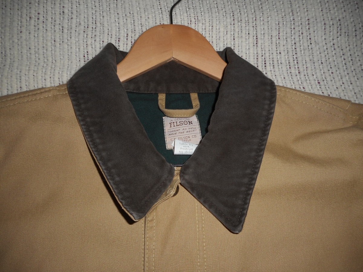 Filson Dry Tin Klondike Jacket (Lined) Style #721 Size XL