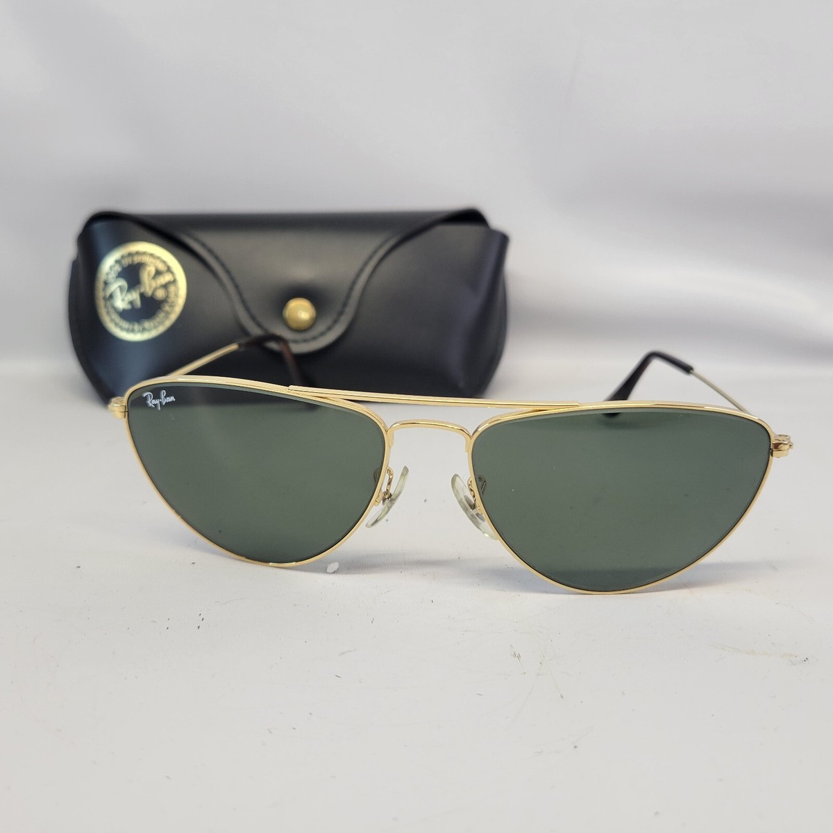 Bausch & Lomb Ray Ban W1081 UXAS Tea Cup Gold Aviator