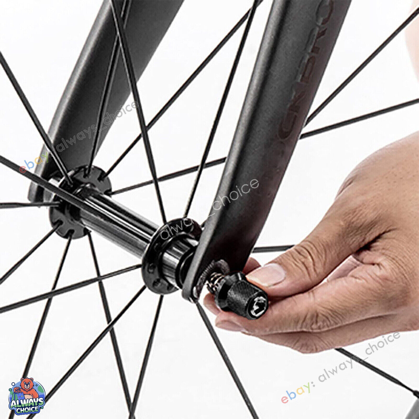 Kit sgancio rapido bici anteriore e posteriore per mtb e bici da corsa foto 6