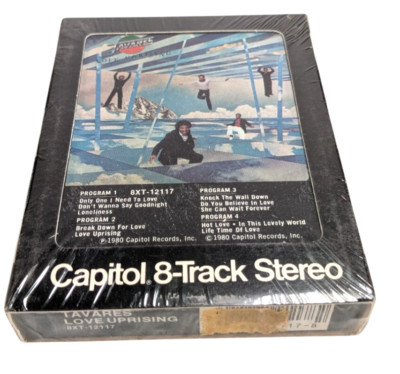 Versiegelt Tavares Love Rising 1980 Soul R&B 8-Track 8-Track Cartridge