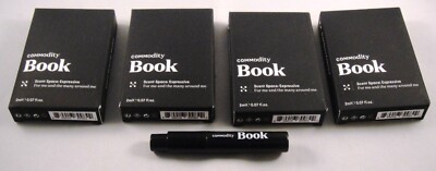 COMMODITY Sample Lot BOOK Unisex EDP Spray 4 @ 2 mL/0.07 fl. oz. *NIB* FREE SHIP