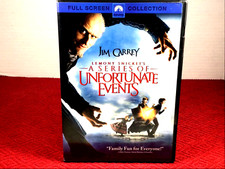 A Series of Unfortunate Events DVD. Full Screen. New. Fast Shipping.