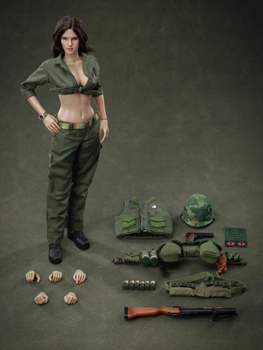 New 1/6 Female Soldier Vietnam War 12" Action Figure in StockPgzN - Picture 12 of 12