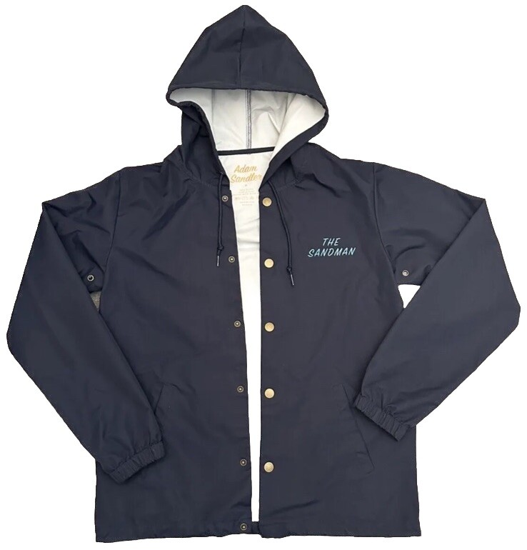 Adam Sandler Station 69 Hooded Rain Jacket Men The Sandman 100