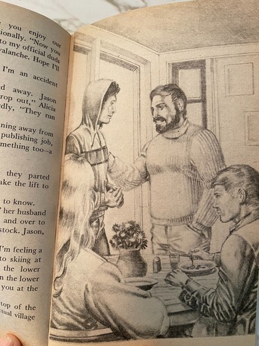 Death on the Slopes By Norma Schier 1st Printing 1978 Mass Market - Picture 3 of 3