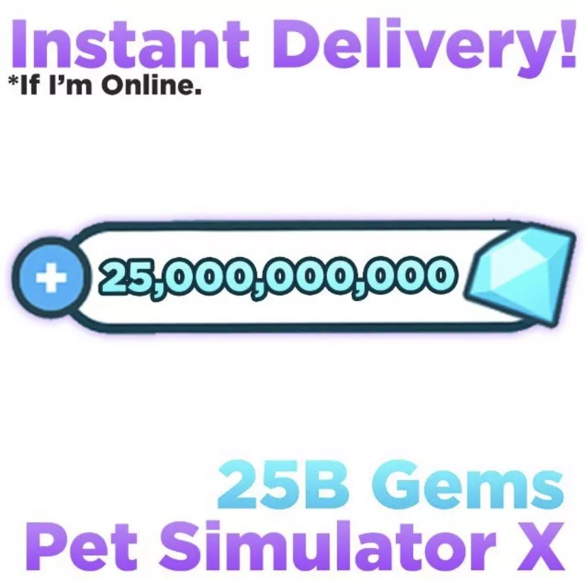 Pet simulator x value list in gems