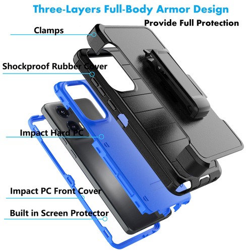 For Motorola Moto G Stylus 5G 2024 Phone Case Fits Otterbox Defender Cover - Picture 34 of 46