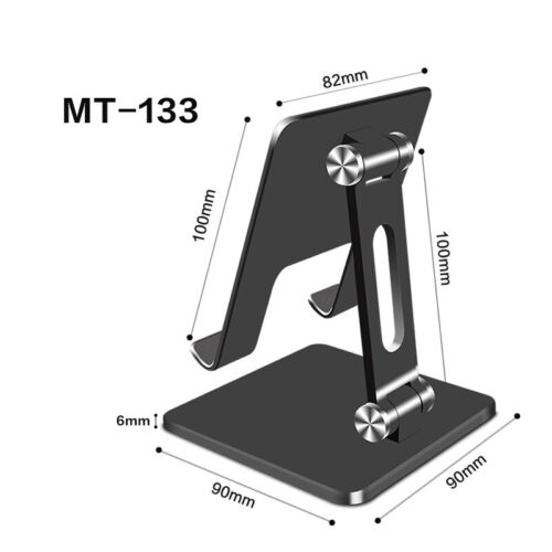 Universal Tablet Stand Aluminum Adjustable Holder Desktop Stand for Phone iPad - Picture 2 of 18
