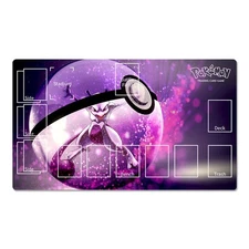 Pokemon Table Playmat Mewtwo TCG CCG Play Mouse Pad Trading Card Game Mat Bag