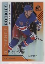 2018 SP Game Used Authentic Rookies Orange Rainbow /117 Lias Andersson #102 hj3
