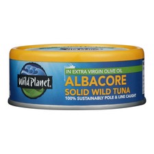 Wild Planet Albacore Tuna Olive Oil 5 oz Cans 12 Pack