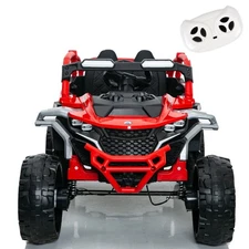 12V Kids Electric Car Truck 2 Seater Ride on UTV Toys with Remote LED Music Red
