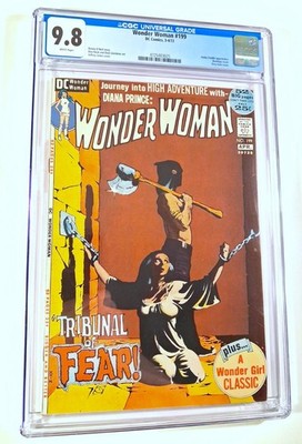 Wonder Woman #199 CGC 9.8 WHITE DC Comics 1972 Classic Jeff Jones Bondage Cover