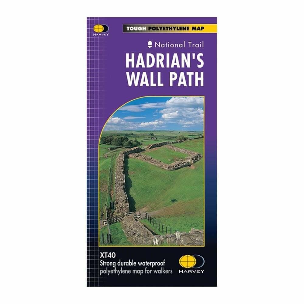 National Trail British Map Hadrian's Wall Path Route Hiking Walking Harvey Maps