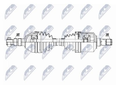 Original NTY Antriebswelle NPW-FT-099 für Fiat