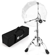 Snare Drum Stand Lightweight Double Braced Reinforced Stand Bag, Silver