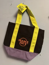NWT New Trader Joe's Trick-or-Treat Halloween Limited Mini Canvas Tote Bag