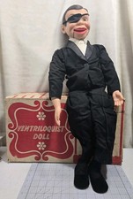 Vintage 1960's Charlie McCarthy Ventriloquist Dummy Rare Juro Novelty Co. W/ Box