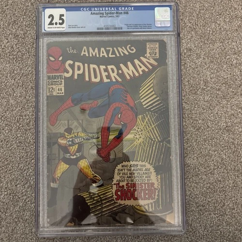 Amazing Spider-Man #46 1967 Marvel CGC 2.5 - 1st App Shocker