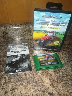 Farming Simulator 16-Bit Limited Edition Green Sega Genesis - Only 500 Copies
