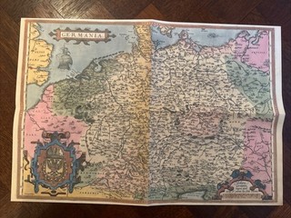 Atlas Verlag Abraham Ortelius. Deutschland am Ende des Mittelalters.